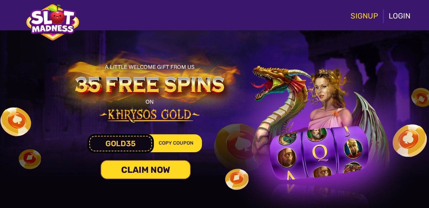 SlotMadness Casino gives