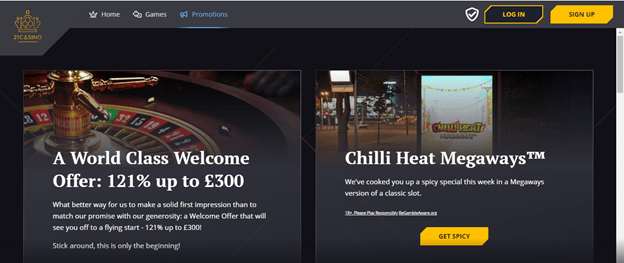 21 casino bonus