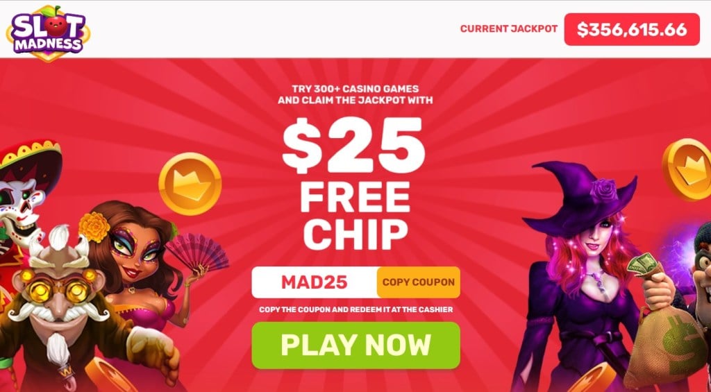 SlotMadness Casino gives