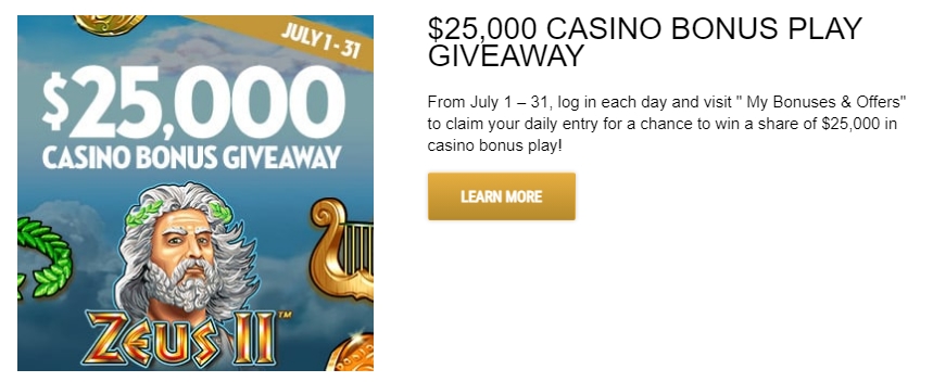 Caesar 25k bonus