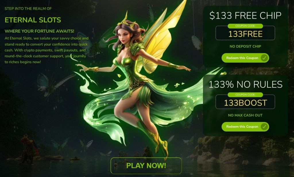 Eternal Slots Casino gives