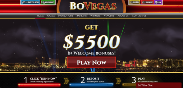 Bovegas first screen