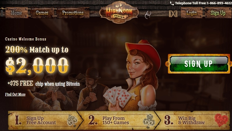 High noon first screen