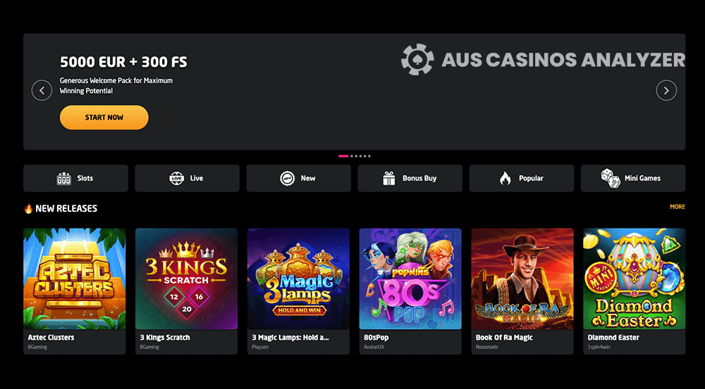 Stay Casino lobby