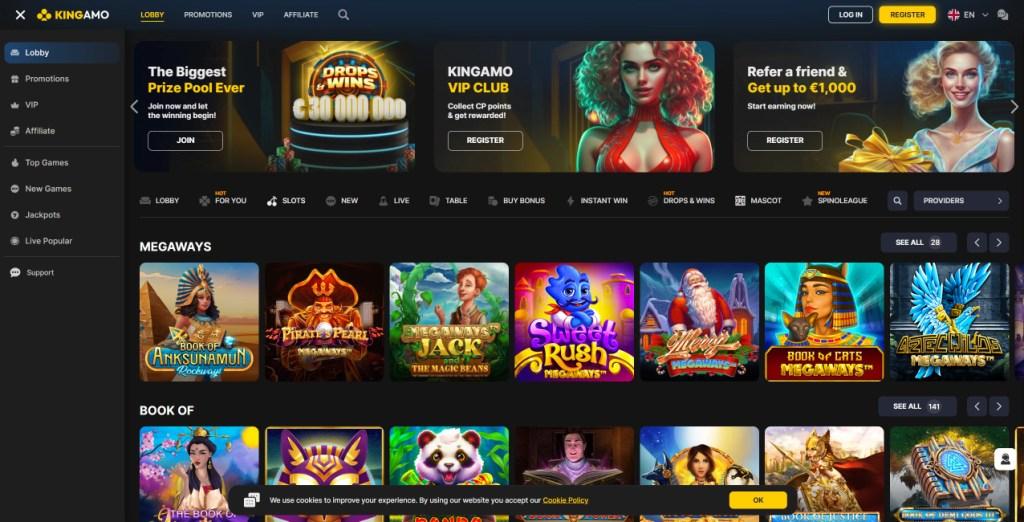 Kingamo Casino gives