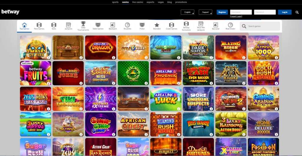 Betway Casino gives