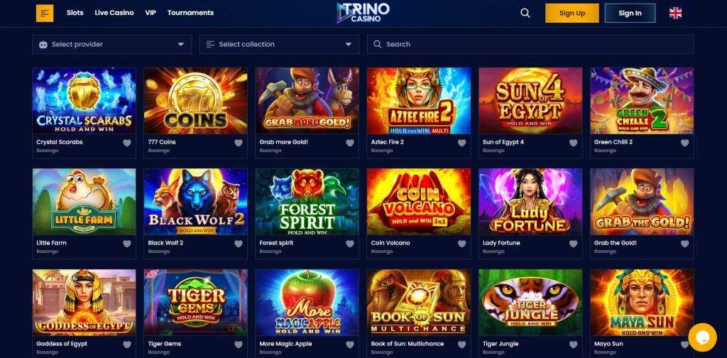 Trino Casino gives