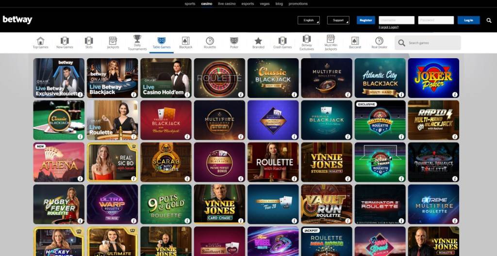 Betway Casino gives
