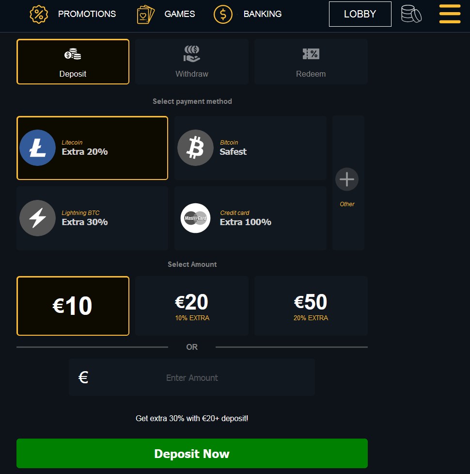 Brango Casino gives