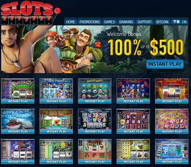 SlotsJackpotCasino First Screen