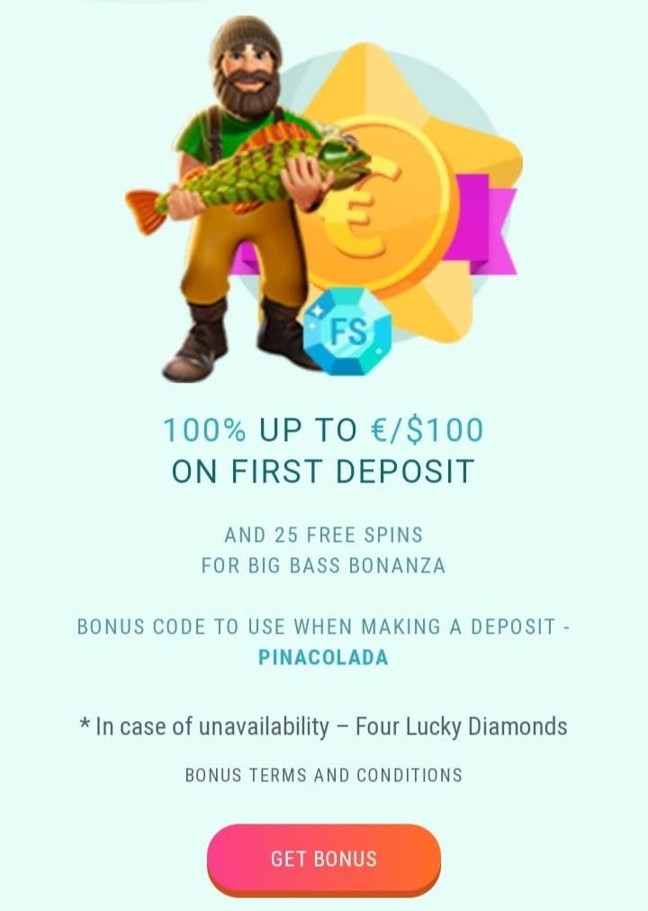 SpiniaCasino bonus