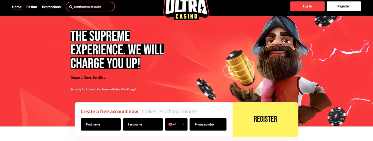 UltraCasino Casino gives