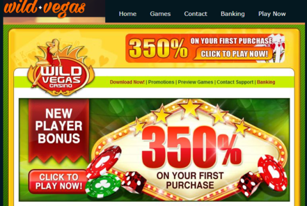 Wild Vegas Front PAge