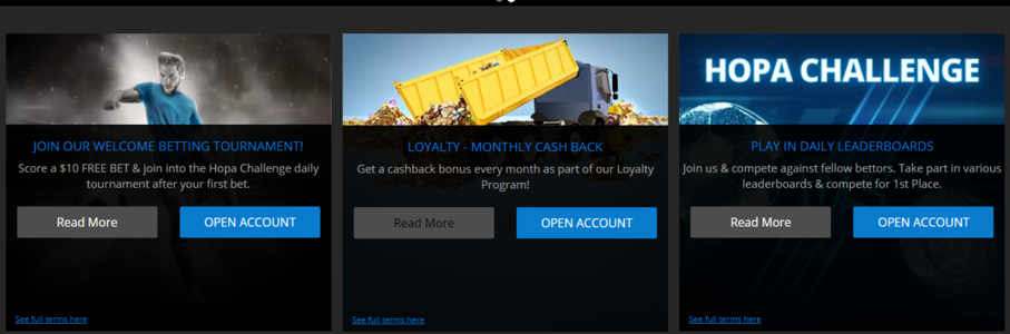 Hopa bonuses