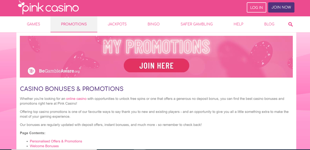 Pink bonus