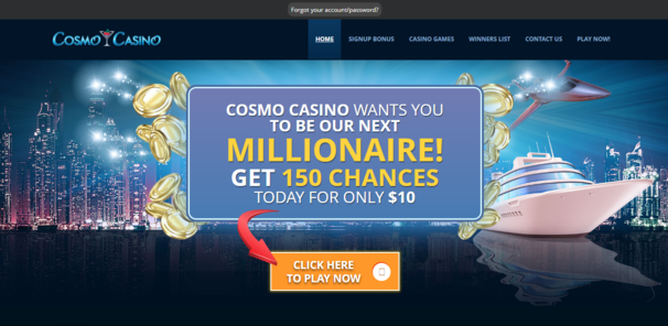 Cosmo first screen