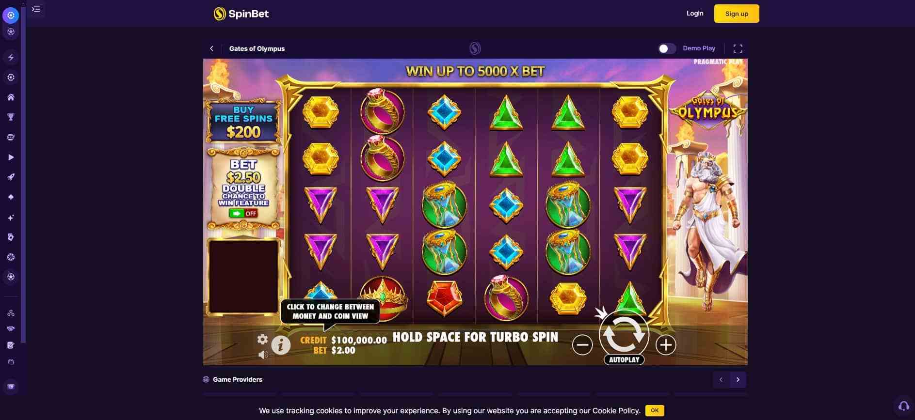 Spinbet Casino gives