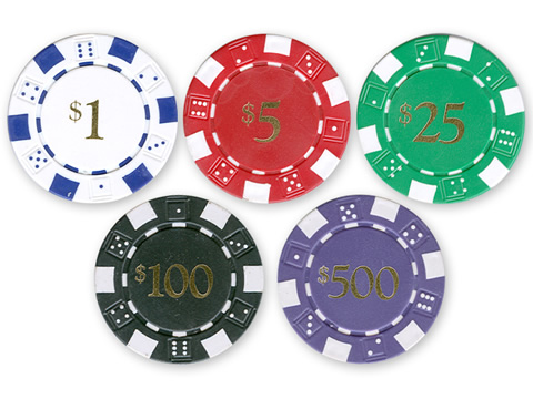 poker chips value
