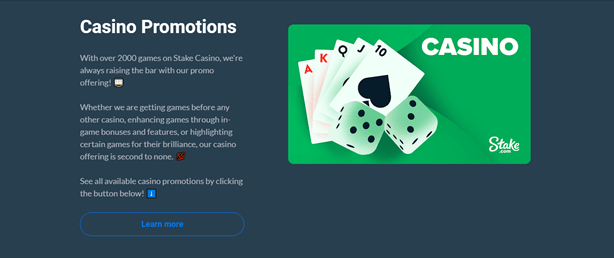 Stake promo