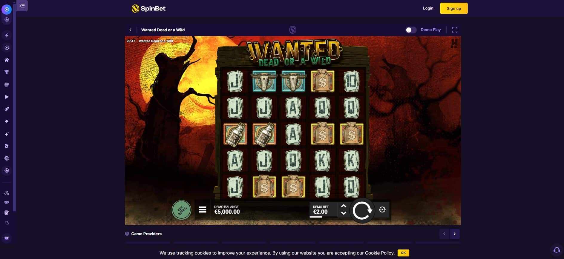 Spinbet Casino gives