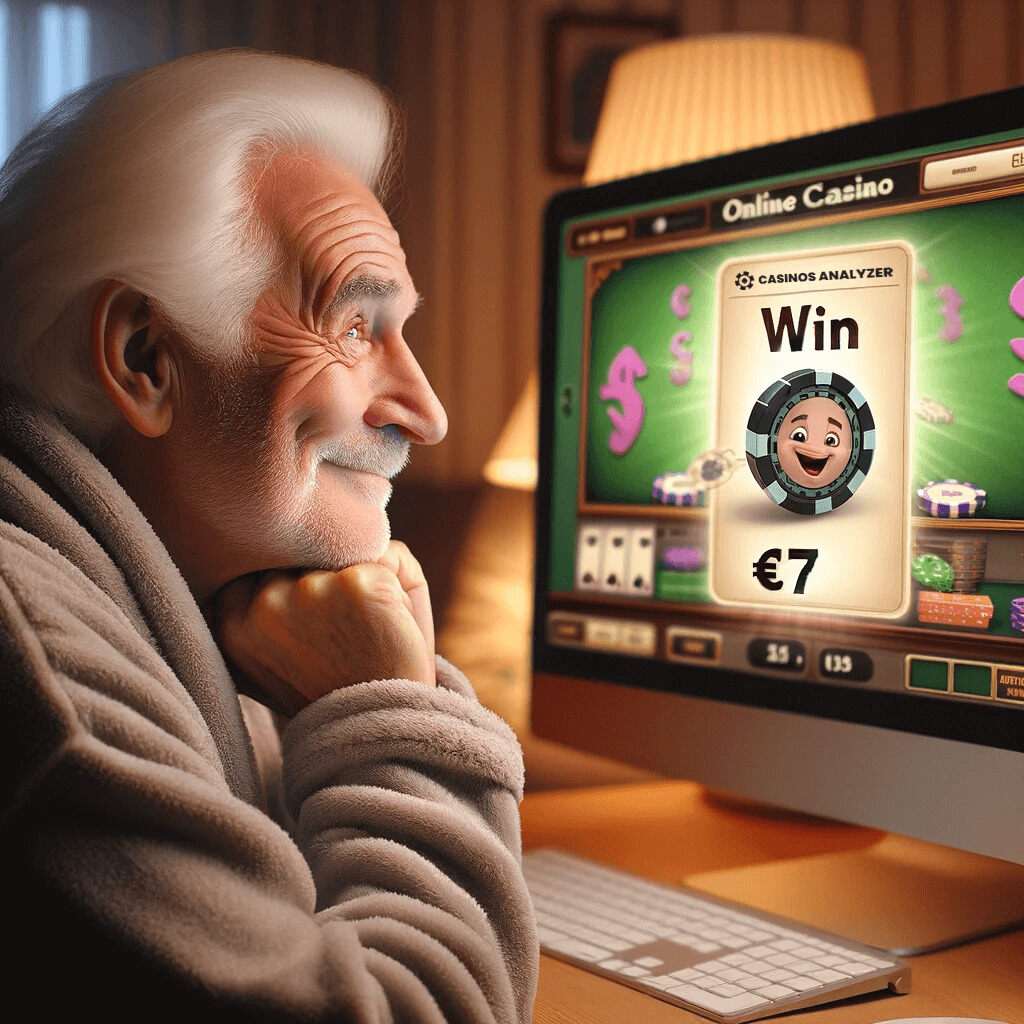 Satisfied man gets 7 euro free no deposit from casinos analyzer